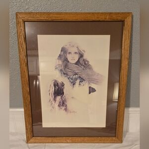 Vintage Sara Moon "Christine" - Matted And Framed - 1977